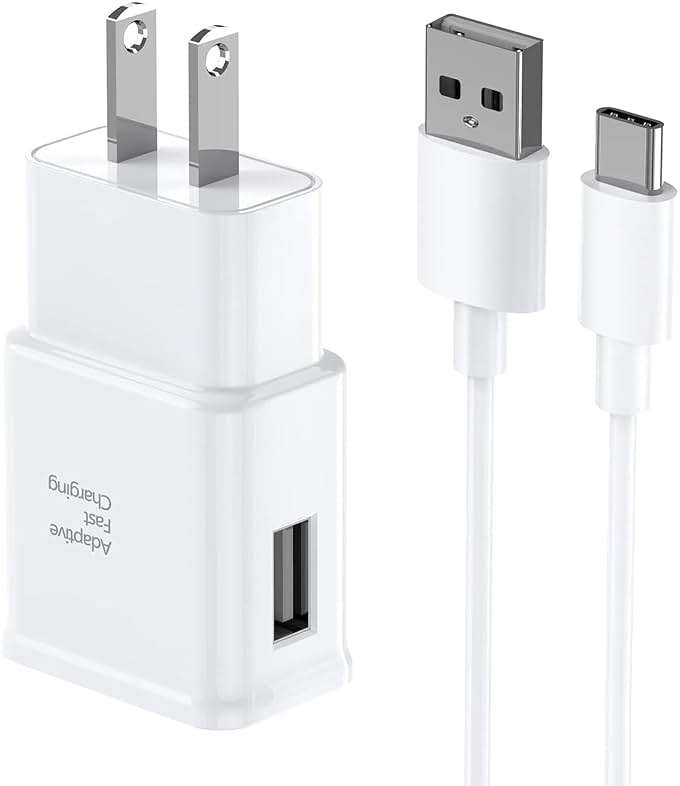 for Samsung Fast Charging Cord 6FT Type C Charger USB Wall Charger Block Samsung Fast Charger for Galaxy S9 S10 S10+ S20 S21 S22 S23 S24 S25 Plus/Ultra/FE,A55/A54/A56/A16/A15/A14/A25/A35,Note 20/10/9 - Image 1