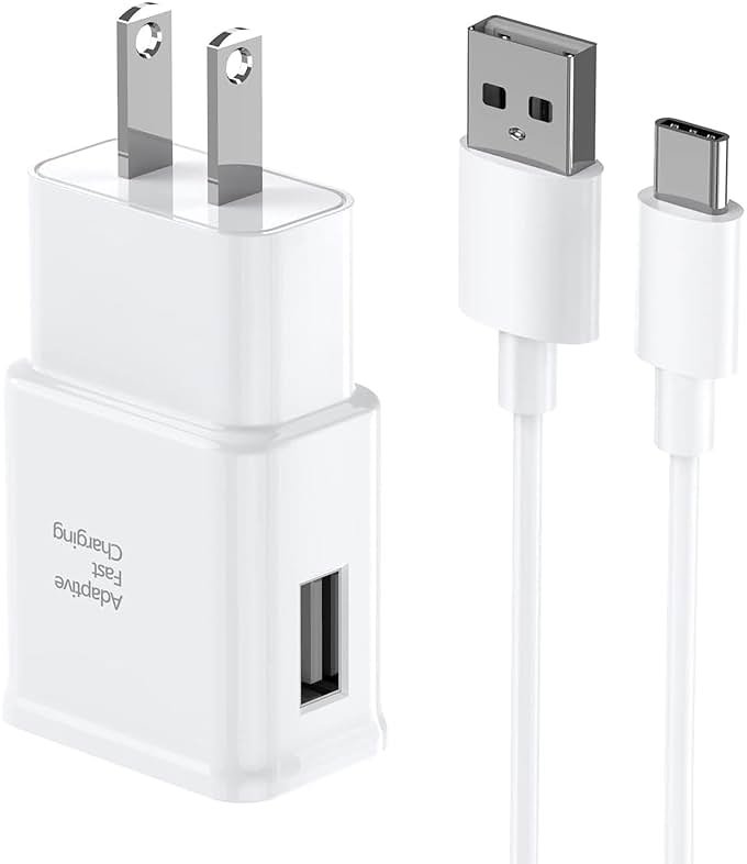 for Samsung Fast Charging Cord 6FT Type C Charger USB Wall Charger Block Samsung Fast Charger for Galaxy S9 S10 S10+ S20 S21 S22 S23 S24 S25 Plus/Ultra/FE,A55/A54/A56/A16/A15/A14/A25/A35,Note 20/10/9 - Product Image