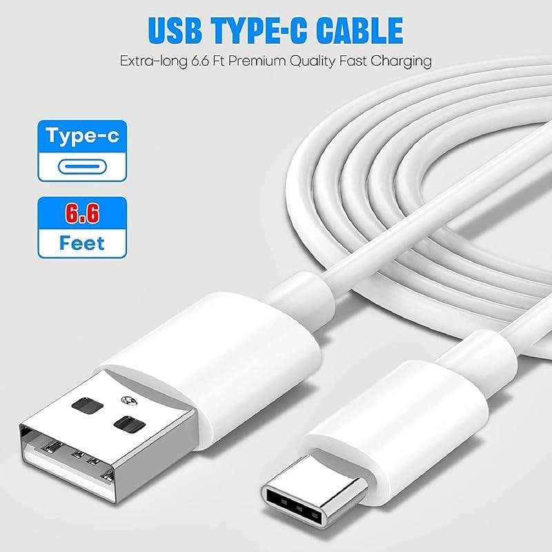for Samsung Fast Charging Cord 6FT Type C Charger USB Wall Charger Block Samsung Fast Charger for Galaxy S9 S10 S10+ S20 S21 S22 S23 S24 S25 Plus/Ultra/FE,A55/A54/A56/A16/A15/A14/A25/A35,Note 20/10/9 - Image 6