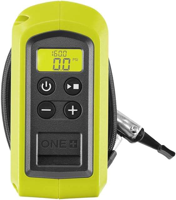 Ryobi - 18 V One+ 11 Bar Wireless Compressor - Tyre and Ball Inflation - Comes with 3 Tips (without Battery) - RPI18 - Image 3