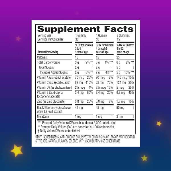 Zarbee's Sleep & Immune Gummy 30ct (Pack of 2) - Image 5