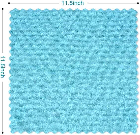 Orighty Microfiber Cleaning Cloth, 24 Pack Highly Absorbent Cleaning Rags, Household Cleaning Supplies, Reusable Lint Free Cloths Microfiber Rag for House, Kitchen, Car Care, 12x11 inch - Image 2