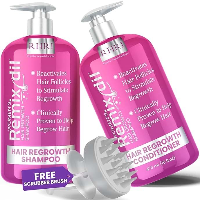 32 OZ Kit Hair Growth Shampoo and Conditioner Set for Women | Effective Hair Regrowth Treatment | Strengthening, Thickening & Soothing Formula for Healthy, Vibrant Hair | Salon Size - Product Image
