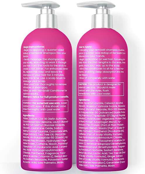 32 OZ Kit Hair Growth Shampoo and Conditioner Set for Women | Effective Hair Regrowth Treatment | Strengthening, Thickening & Soothing Formula for Healthy, Vibrant Hair | Salon Size - Image 7