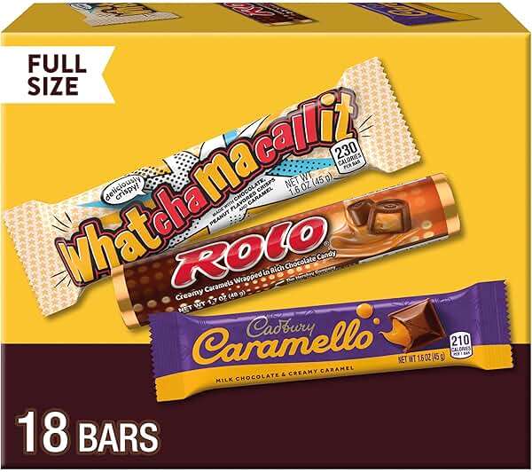 Hershey Assorted Caramel Candy Box, 29.4 oz (18 Pieces) - Image 1