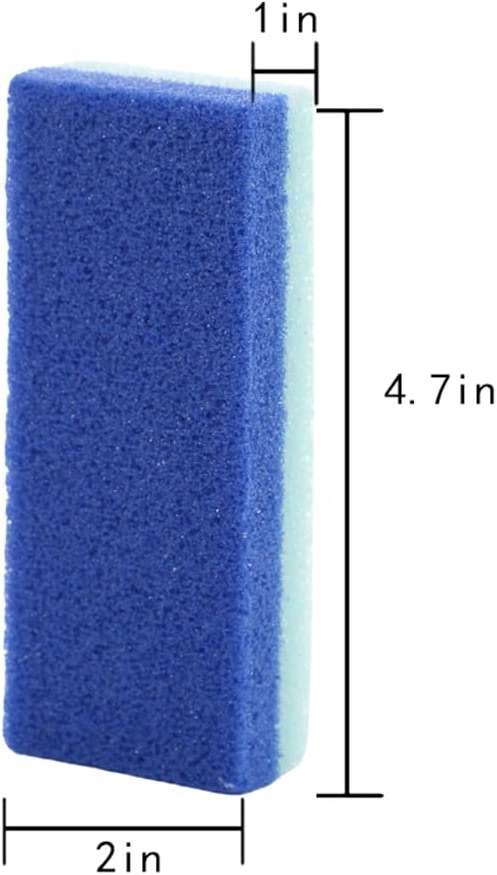 WELANGBN Foot Pumice Stone for Feet Hard Skin Callus Remover and Scrubber (Pack of 2) (Blue&Purple) - Image 2
