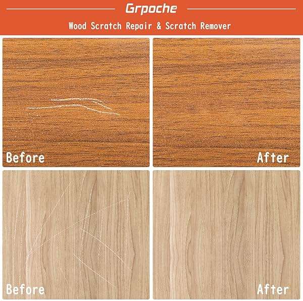 Wood Furniture Repair Kit, 12 Colors Wood Fillers Hardwood Laminate Floor Repair Kit Touch Up Paint Repair Scratch, Cracks, Stains, Discoloration for Furniture, Door, Cabinet, Floor, Table Surface - Image 4