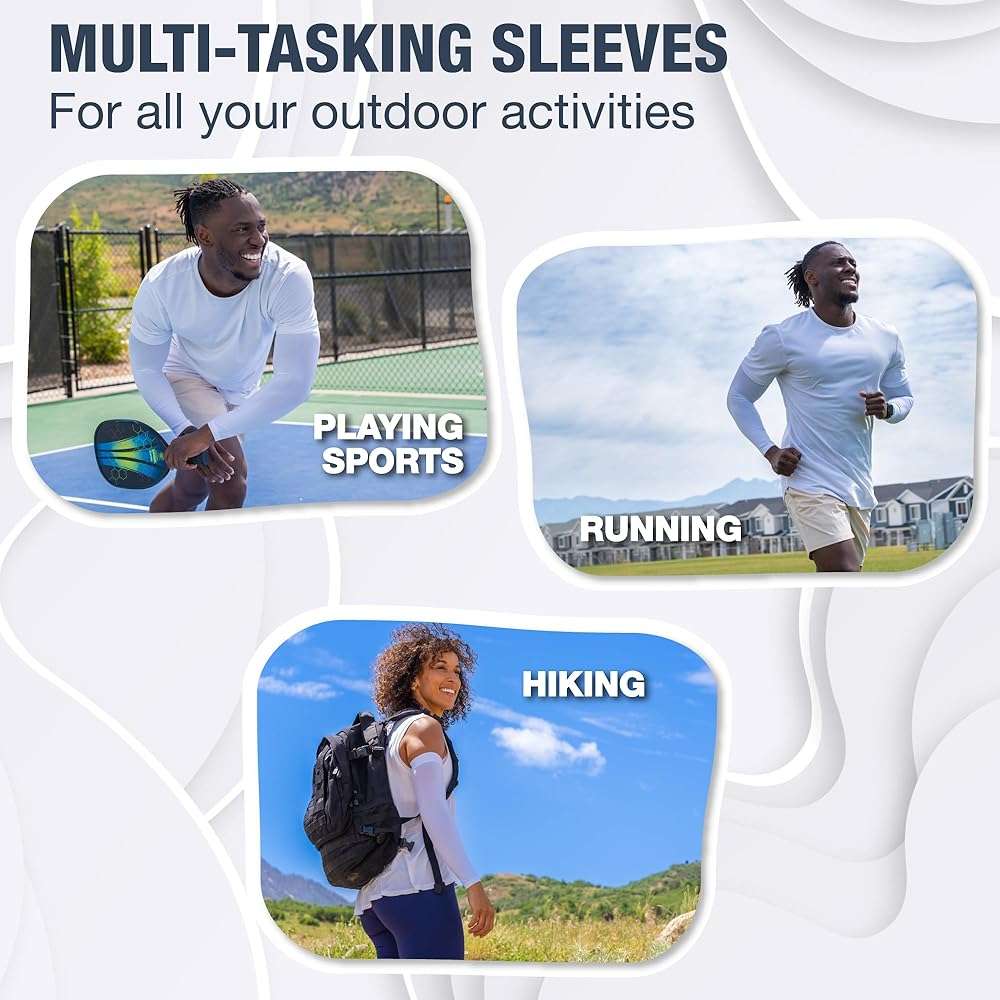 SportsTrail Cooling Arm Sleeves for Men & Women – Breathable, UV Sun Protection, Sports Arm Sleeves for Women, Men & Youth - Image 6