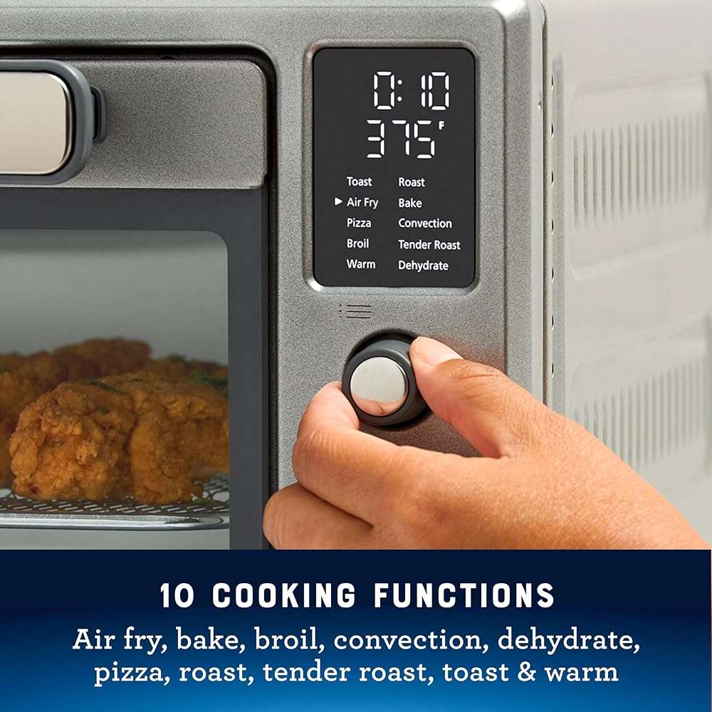 Oster 10 Function Air Fryer Oven Toaster Oven Countertop - Image 3