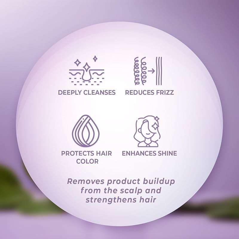 INFINA ESSENTIALS Purple Shampoo and Conditioner Set - Sulfate Free, Enriched with Coconut Oil & Aloe Vera, Ideal for Blonde, Gray, Brassy & Color Treated Hair, Nourishes & Hydrates - 16 fl oz each - Image 6