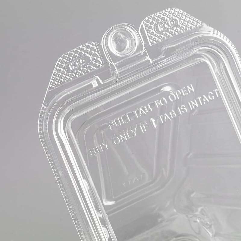 Karat 17oz Clear PET Hinged Triangle Sandwich Containers - Tamper Resistant, Portable Wedge Sandwich Boxes, TR-HSW17PET - Case of 200 - Image 6