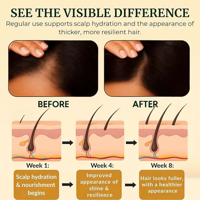 Raw Batana Oil for Hair Growth by Dr. Sebi Organic Raw Honduras Oil - 100% Pure & Natural Botana Paste for Thicker, Stronger Hair for Men and Women - Image 4