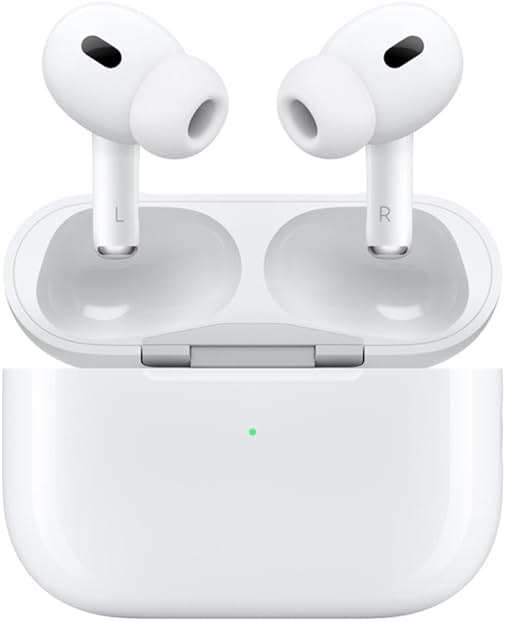 Apple AirPods Pro 2 Wireless Earbuds, Active Noise Cancellation, Hearing Aid Feature, Bluetooth Headphones, Transparency, Personalized Spatial Audio, High-Fidelity Sound, H2 Chip, USB-C Charging - Image 4