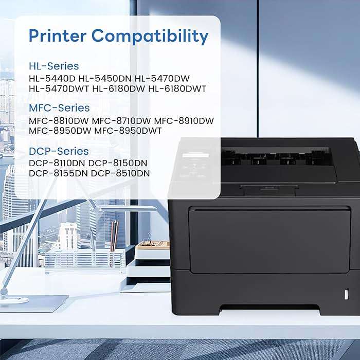 TN750 TN-750 TN-720 TN720 Compatible High-Yield Black Toner Cartridge Replacement for Brother TN-750 TN750 TN-720 MFC-8810DW MFC-8710DW MFC-8950DW (2 Pack) - Image 2