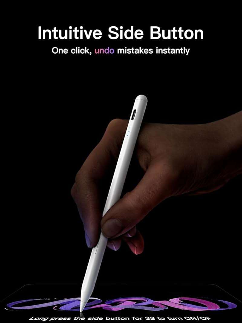 KEEPRO Stylus Pen for iPad 2018-2026, USB-C Fast Charging Pencil, Pixel-Perfect Tilt Sensitivity for iPad 11/10/9/8/7/6/A16, Mini 7/6/5, Air M4/M3/M2 11"/13"/5/4/3, Pro M5/M4 13"/12.9″/11″ - Image 6