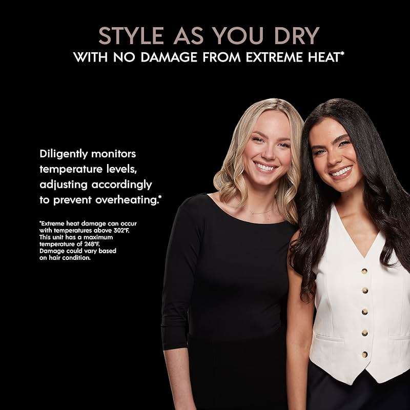 INFINITIPRO by CONAIR DigitalAIRE Multi Hair Styler, Air Styling System for Curls, Waves, Blowouts & Volume, 4 Attachments to Personalize Your Look Plus Storage Bag, Light Blue - Image 8