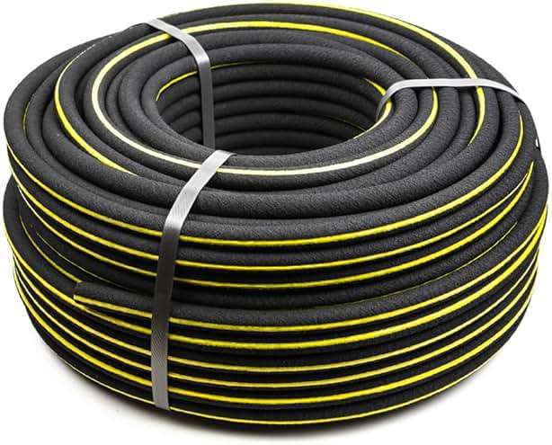 Eaton Brothers Bulk Soaker Hose – 250 ft x 3/8 inch Recycled Rubber Cut-to-Length Soaker Irrigation Line for Gardens & Raised Beds - Image 1