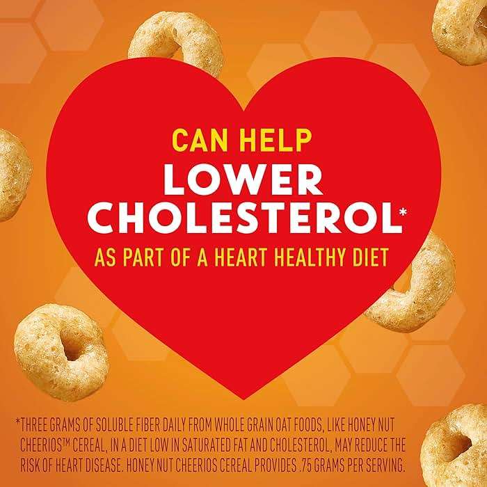 Honey Nut Cheerios, Heart Healthy Gluten Free Breakfast Cereal with Whole Grain Oats, Mega Size, 27.2 oz - Image 4