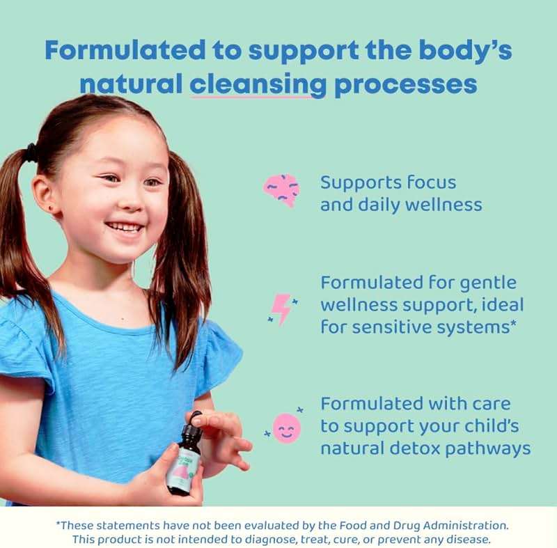 JoySpring DetoxZee Zeolite Drops for Kids – Clinoptilolite Mineral Supplement with Vitamin D3 & Cyanocobalamin B12 – Liquid Vitamins for Kids, Mild Berry Flavor, Crafted in USA, 30 Servings - Image 2