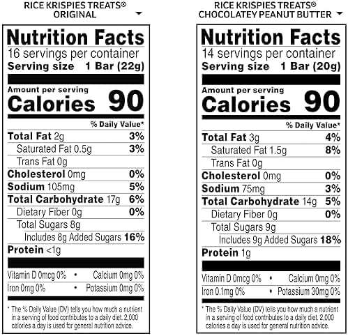 Rice Krispies Treats Crispy Rice and Marshmallow Squares, Kids Snack Box, Cereal Bars, Variety Pack (30 Bars) - Image 2