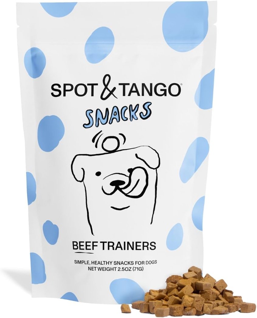 Spot & Tango Beef Liver Dog Training Treats - 100% Beef Liver, Freeze-Dried Dog Snack - Grain & Gluten-Free - for Small, Medium, and Large Dogs - for Puppies Through Seniors - Product Image