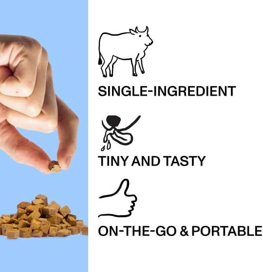 Spot & Tango Beef Liver Dog Training Treats - 100% Beef Liver, Freeze-Dried Dog Snack - Grain & Gluten-Free - for Small, Medium, and Large Dogs - for Puppies Through Seniors - Image 2