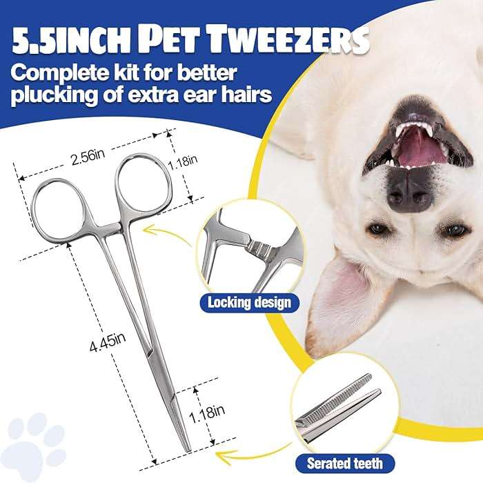 Ninibabie Upgraded Dog Ear Powder with 5.5 Inch Hair Removal Tool, Pet Ear Grooming Cleaner for Wax and Odor Control, Absorbs Moisture & Soothes Ears - Image 4