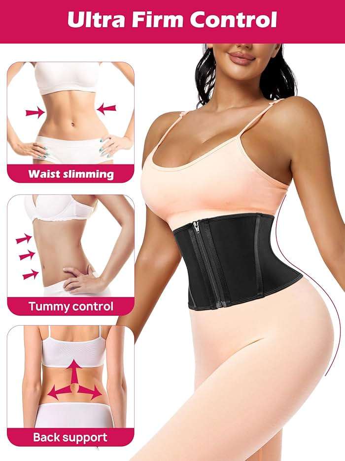 Atbuty Short Torso Waist Trainer for Women Small Tummy Control Sport Girdle Hourglass Belly shaper - Image 5