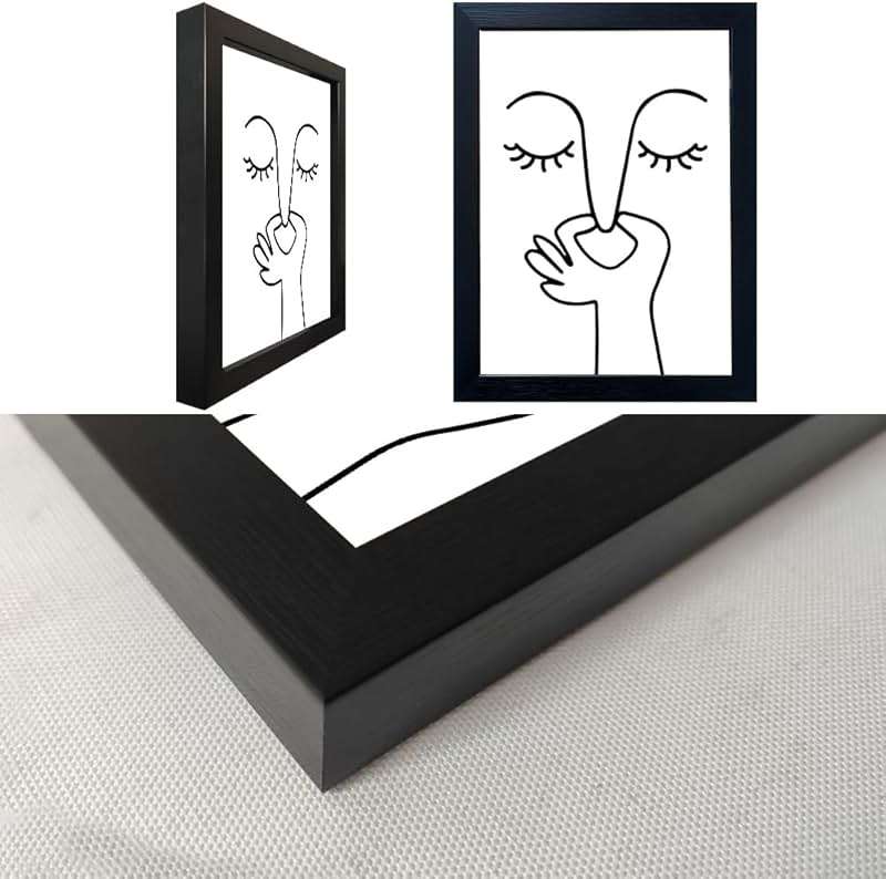 Black and White Bathroom Wall Decor Bad Smell Humorous Wall Art Funny Guest Toilet Picture Print Painting Modern Minimalistic Bathroom Sign - Image 3