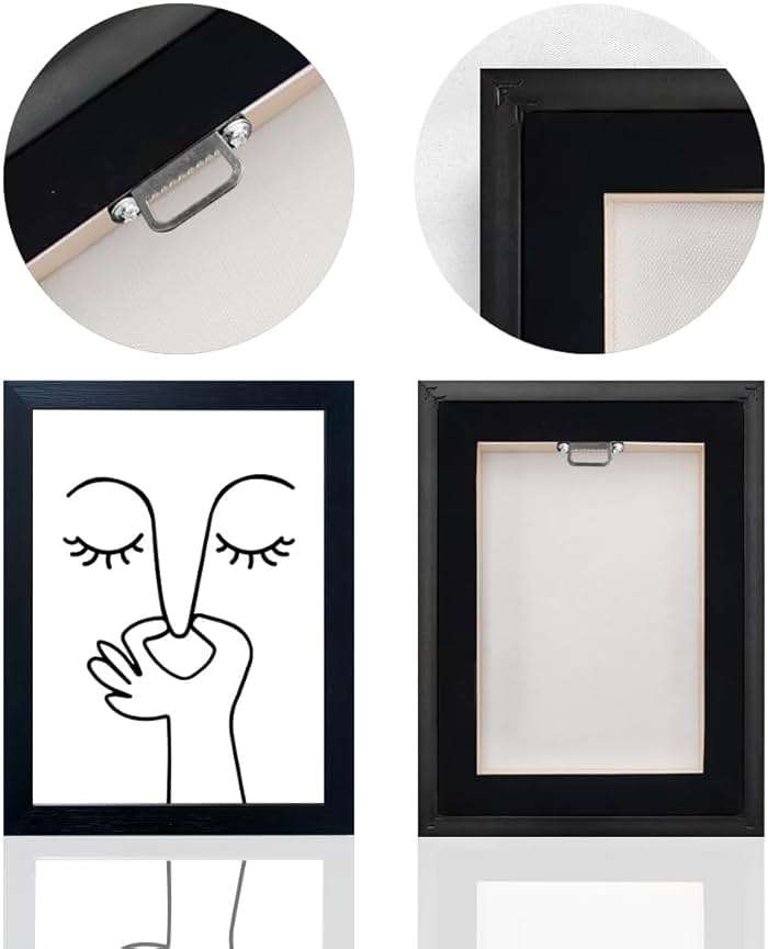 Black and White Bathroom Wall Decor Bad Smell Humorous Wall Art Funny Guest Toilet Picture Print Painting Modern Minimalistic Bathroom Sign - Image 4
