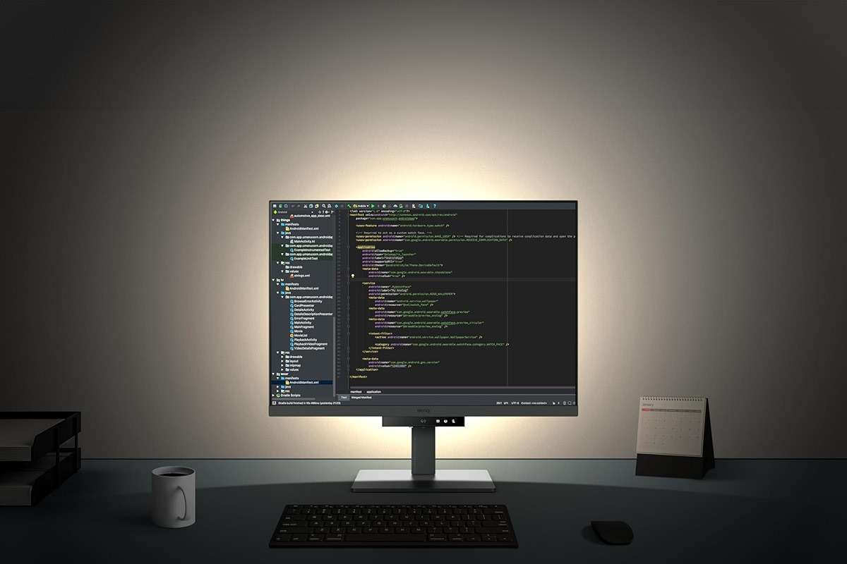 BenQ RD280U 28.2” 4K 3840x2560 3:2 Programming Monitor, Eye-Care, Nano Matte Panel, Coding Modes, MoonHalo Backlight, 90W USB-C, KVM, VESA Mount, Developer Monitor - Image 2