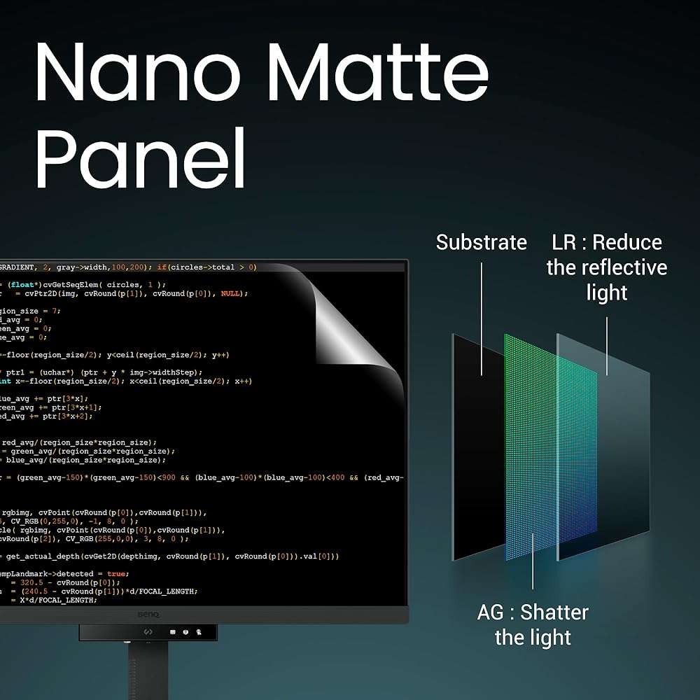 BenQ RD280U 28.2” 4K 3840x2560 3:2 Programming Monitor, Eye-Care, Nano Matte Panel, Coding Modes, MoonHalo Backlight, 90W USB-C, KVM, VESA Mount, Developer Monitor - Image 5