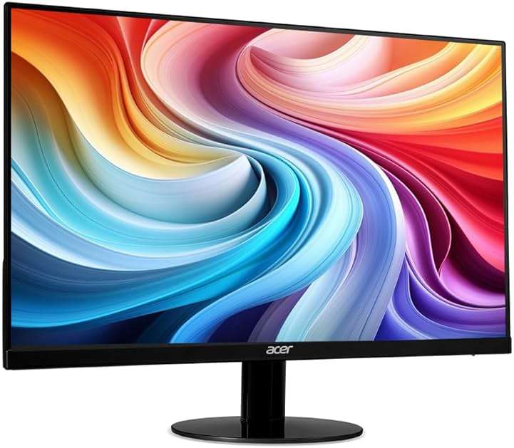 acer SB240Y G0bi 23.8" IPS Full HD Ultra-Slim Edge-to-Edge Gaming Office Monitor | Adaptive-Sync Support (FreeSync Compatible) | Up to 120Hz Refresh | 1ms (VRB) | Tilt | HDMI & VGA Ports | Black - Image 8