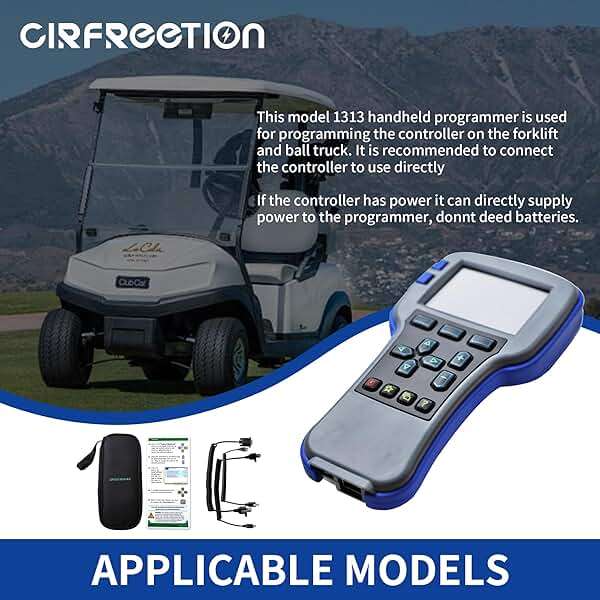 1313-4331 Handheld Programmer, 1313-4431 1313-4401 OEM Dealer Access Level Handset Programmer, Universal Diagnostic & Programming Tool for Curtis Controllers, Compatible with Forklifts, Golf Carts AWP - Image 3