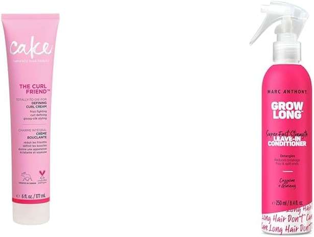 Cake Beauty Curl Cream & Marc Anthony Leave-In Conditioner Hair Bundle - Image 1