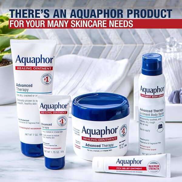 Aquaphor Advanced Therapy Ointment Body Spray, Fragrance Free, Hypoallergenic, Spray Moisturizer for Dry Skin, Moisturizes and Heals Dry, Rough Skin, 3.7 Oz Can (Pack of 2) - Image 6