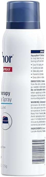 Aquaphor Advanced Therapy Ointment Body Spray, Fragrance Free, Hypoallergenic, Spray Moisturizer for Dry Skin, Moisturizes and Heals Dry, Rough Skin, 3.7 Oz Can (Pack of 2) - Image 10