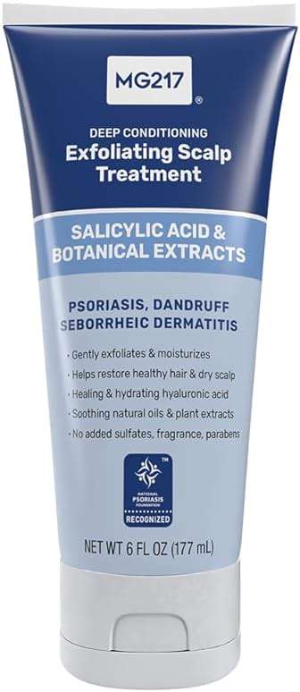 MG217 Deep Conditioning Salicylic Acid Scalp Care for Psoriasis, Exfoliating and Hydrating Formula, Sulfate-Free, Paraben-Free, Cruelty-Free, Fragrance-Free, 6 fl oz - Image 1