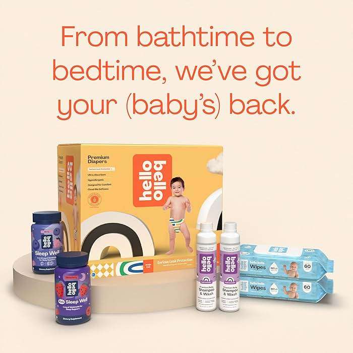 Hello Bello Premium Baby Diapers Size 5, 18 Count of Disposable, Extra-Absorbent, Hypoallergenic Baby Diapers with Snug and Comfort Fit, Alphabet Soup - Image 6