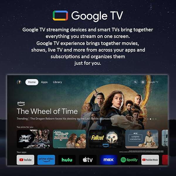 SYLVOX Outdoor TV, 55 inch Smart TV Waterproof Outdoor TVs, 4K Weatherproof Television for Outside, Support Google Assistant, Chromecast, 1000 nit Brightness Partial Sun (Deck Pro 2.0/2024) - Image 8