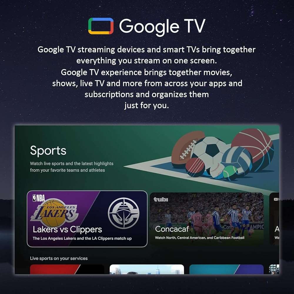 SYLVOX Outdoor TV, 55 inch Smart TV Waterproof Outdoor TVs, 4K Weatherproof Television for Outside, Support Google Assistant, Chromecast, 1000 nit Brightness Partial Sun (Deck Pro 2.0/2024) - Image 7