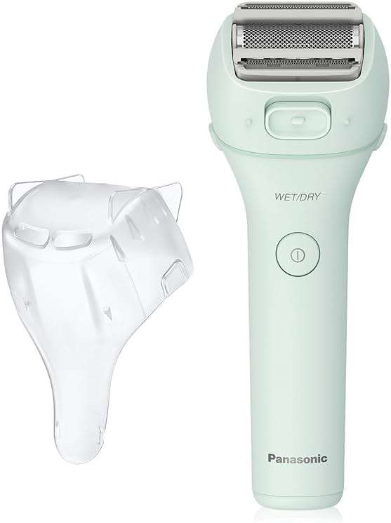 Panasonic Electric Bikini Trimmer, Women's Waterproof, Full-Body Cordless Electric Razors for Women with Bikini Attachments, 3 Hypoallergenic Blades, for Travel, Shower and Everyday Use - ES-AWL6AG - Image 1