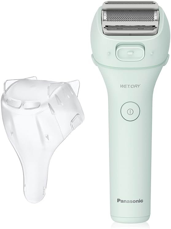 Panasonic Electric Bikini Trimmer, Women's Waterproof, Full-Body Cordless Electric Razors for Women with Bikini Attachments, 3 Hypoallergenic Blades, for Travel, Shower and Everyday Use - ES-AWL6AG - Product Image
