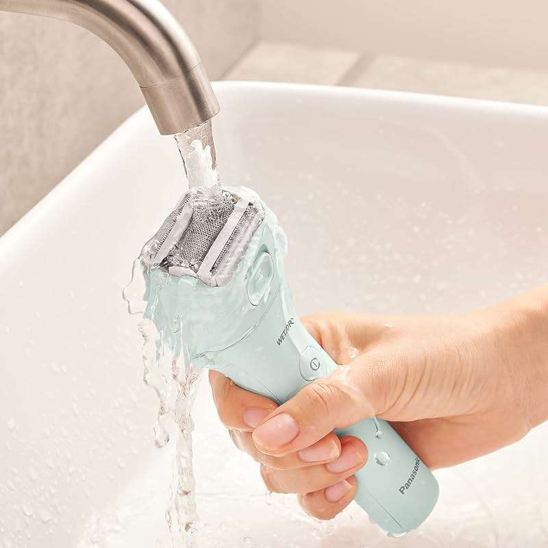 Panasonic Electric Bikini Trimmer, Women's Waterproof, Full-Body Cordless Electric Razors for Women with Bikini Attachments, 3 Hypoallergenic Blades, for Travel, Shower and Everyday Use - ES-AWL6AG - Image 6