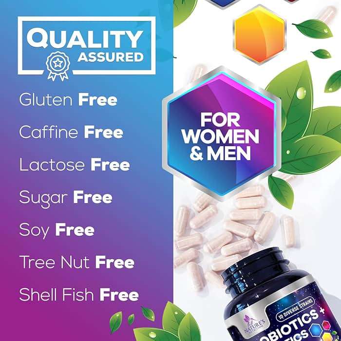Probiotics 100 Billion CFU Per Serving - 10 Premium Strains + Prebiotics - Best Probiotic Supplement for Women & Men - Supports Immune, Digestive Health, Occasional Constipation & Gas - 120 Capsules - Image 8