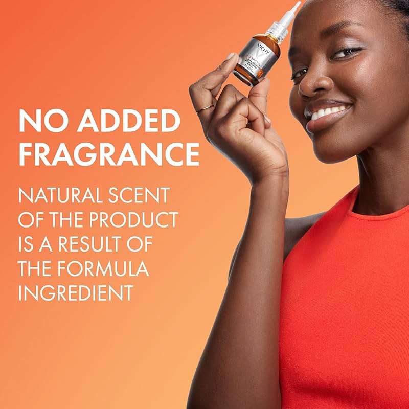 Vichy LiftActiv Vitamin C Serum For Face, Brightening Serum With Pure Vitamin C + Hyaluronic Acid + Vitamin E, Reduces Fine Lines, Smooths Skin Texture, Improves Radiance, Anti Aging - Image 6