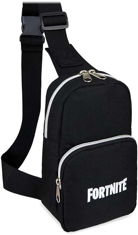 Fortnite Crossbody Bag for Boys Teens with Adjustable Straps Chest Bag Travel Essentials Wallets Phone Cool Gifts for Gamers - Image 1