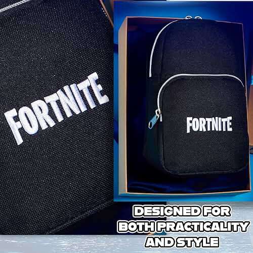 Fortnite Crossbody Bag for Boys Teens with Adjustable Straps Chest Bag Travel Essentials Wallets Phone Cool Gifts for Gamers - Image 6
