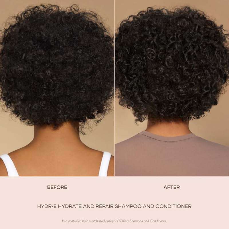 Vegamour HYDR-8 Full Routine Kit Includes HYDR-8 Hydrate and Repair Shampoo & Conditioner, Deep Moisture Repair Mask, Leave-In Conditioner & Weightless Repair Oil for Dry, Damaged Hair - Image 8