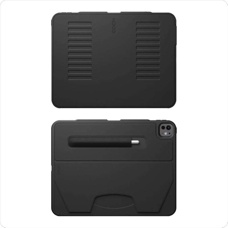 Zugu Case for iPad Pro 13 (M4/M5) 2024/2025, Slim Protective Cover with Apple Pencil Holder, Auto Wake/Sleep, Multiple Viewing Angles, iPad Pro 13 Inch Cover, Phone Protectors, Black - Image 8